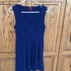 Royal blue dress